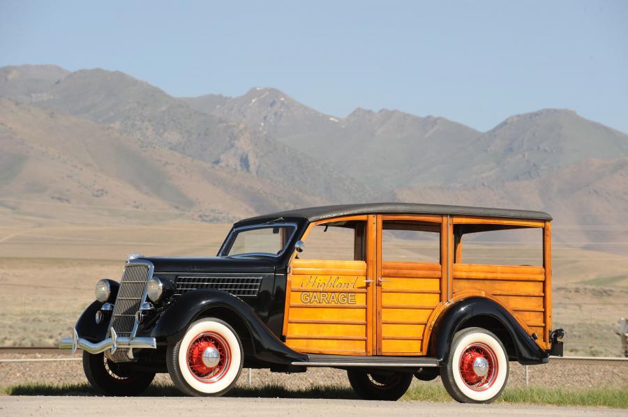  Ford V8 Model 48 DeLuxe Station Wagon 1935 года  (фото 1 из 6)